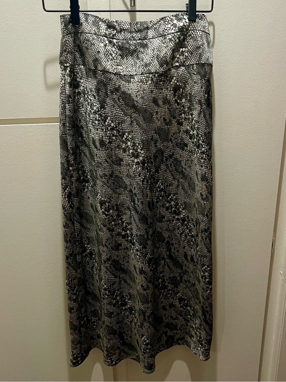 Free People Snakeskin Print Midi Skirt US S